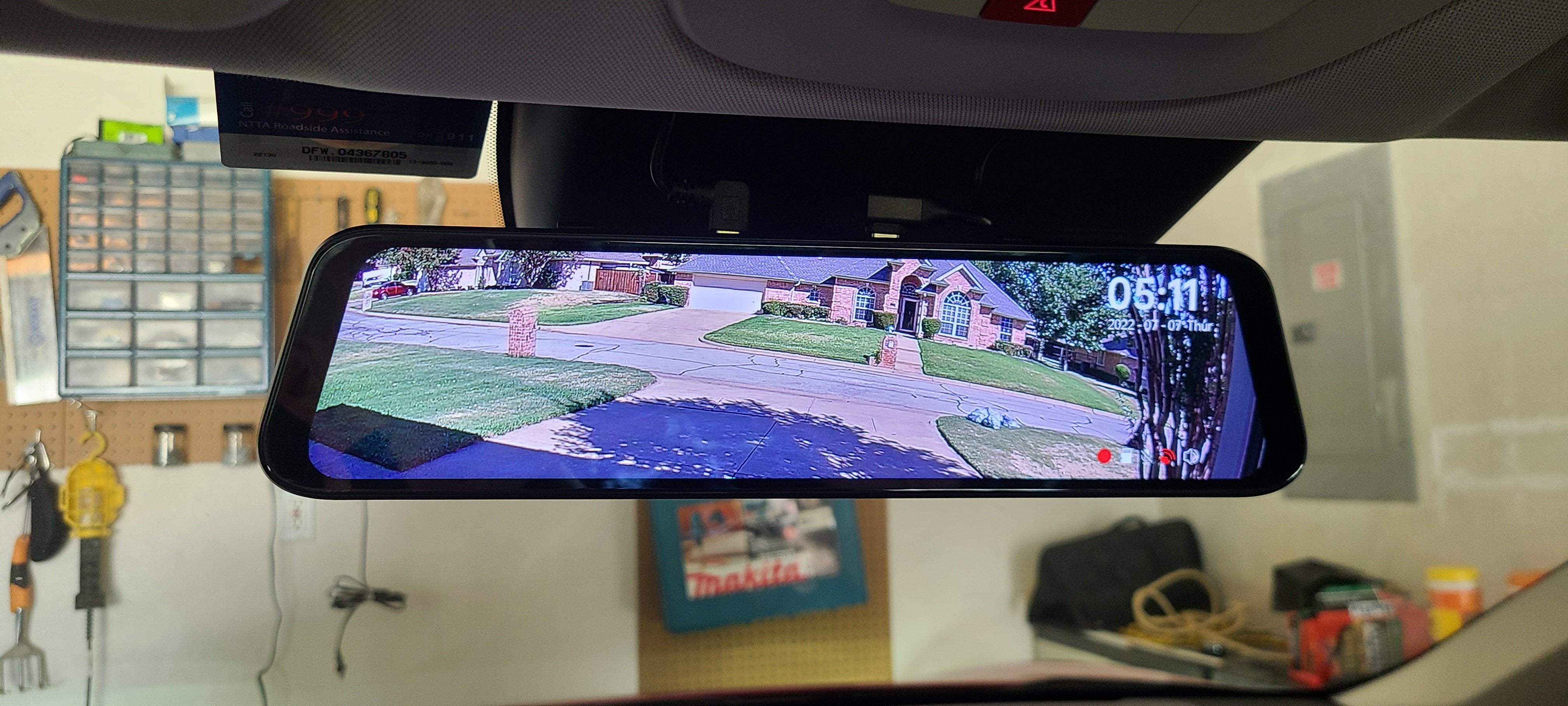 Dash Cam powered by rearview mirror : r/KiaNiroEV